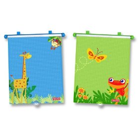 Show details of Fisher-Price Rainforest 2-Pack Roller Shades.