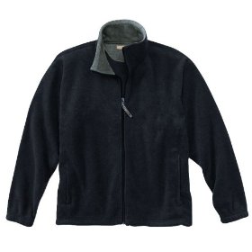 Show details of Full Zip Fleece Jacket Adult Black.