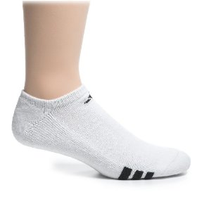 Show details of adidas Men's 3-Stripe No Show Sock, 3-Pack.