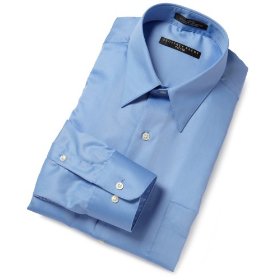 Show details of Geoffrey Beene Men's Point Collar Fitted Sateen Woven Shirt.