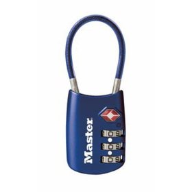 Show details of Master Lock 4688D TSA Accepted Cable Luggage Lock in Assorted Colors, 1-Pack.
