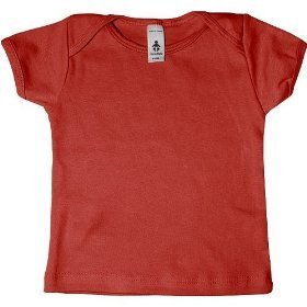 Show details of American Apparel 4000 Infant Baby Rib Short Sleeve Lap T-Shirt.