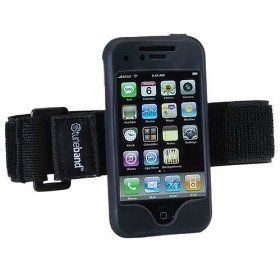 Show details of Tuneband, Grantwood Technology's Armband, Silicone Skin, and Screen Protector for iPhone 1G and new 3G, Black.