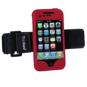 Show details of NEW, NOW IN COLORS! Tuneband, Grantwood Technology's Armband, Silicone Skin, and Screen Protector for iPhone 3G, Assorted Colors.