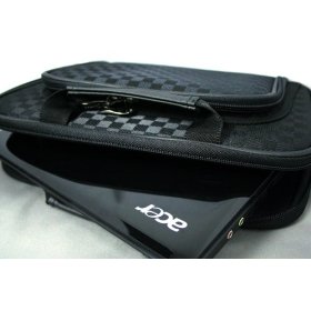 Show details of Acer Aspire One 8.9" Mini-Notebook Memory Foam Slim Fit Pouch Case with Front Pocket - Check Style.