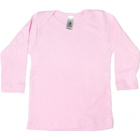 Show details of American Apparel Infant Baby Rib Long Sleeve Lap T-Shirt.