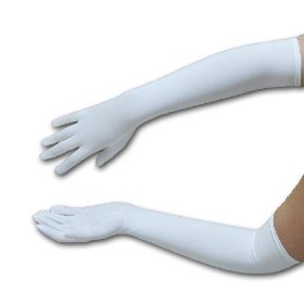 Show details of CLEARANCE Matte Spandex 12-Button Length Gloves.