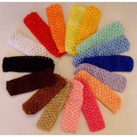 Show details of 1.5" Baby Crochet Headband.