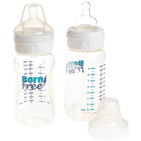 Show details of Born Free 9-Ounce Wide Neck BornFree Bottles Twin Pack.