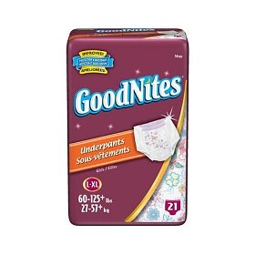 Show details of Goodnites Underpants, Large/Extra-Large, Mega Pack.