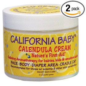 Show details of California Baby Calendula Cream, 2 oz (Pack of 2).
