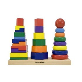 Show details of Melissa & Doug Geometric Stacker.