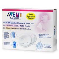 Show details of Philips Avent 100ct Ultra Comfort Disposable Breast Pads, SCF154/10.