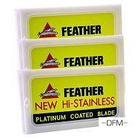 Show details of Feather Hi-Stainless Platimum Double Edge Razor Blades 30 Ct.