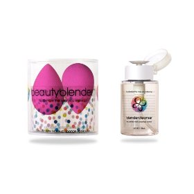 Show details of Beautyblender 2 + Blendercleanser Combo, The Ultimate MakeUp Sponge Applicator + Cleanser.