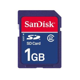 Show details of SanDisk SDSDB-1024-A10/11 1 GB Secure Digital Card (Retail Package).