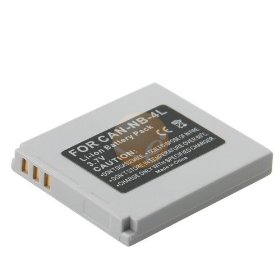 Show details of 3 PACK Lithium-ion NB-4L NB4L Battery For Canon Camera.
