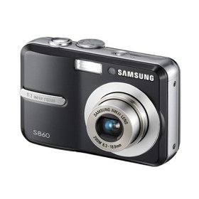 Show details of Samsung S860 8.1MP Digital Camera with 3x Optical Zoom (Black).