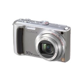 Show details of Panasonic Lumix DMC-TZ5S 9MP Digital Camera with 10x Wide Angle MEGA Optical Image Stabilized Zoom (Silver).