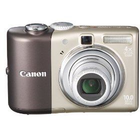 Show details of Canon Powershot A1000IS 10MP Digital Camera with 4x Optical Image Stabilized Zoom (Brown).