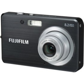 Show details of Fujifilm Finepix J10 8.2MP Digital Camera with 3x Optical Zoom (Matte Black).