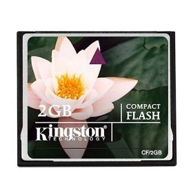 Show details of Kingston 2 GB CompactFlash Card.