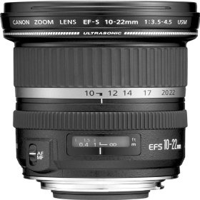 Show details of Canon EF-S 10-22mm f/3.5-4.5 USM SLR Lens for EOS Digital SLRs.