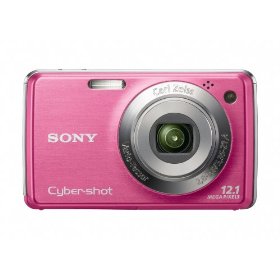 Show details of Sony Cybershot DSC-W220 12MP Digital Camera with 4x Optical Zoom with Super Steady Shot Image Stabilization (Light Pink).