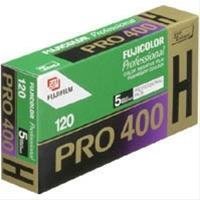 Show details of Fujifilm Fujicolor Pro 400H Color Negative Film, ISO 400, 120 Size, Pack of 5, USA.