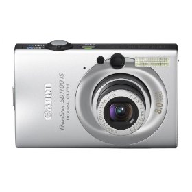 Show details of Canon PowerShot SD1100IS 8MP Digital Camera with 3x Optical Image Stabilized Zoom (Silver).