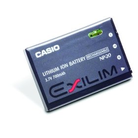 Show details of Casio NP-20 Lithium Ion Rechargeable Battery for the Casio Digital Camera.