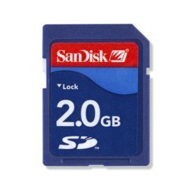 Show details of SanDisk 2 GB SD Memory Card ( SDSDB-2048-A11, Retail Package).