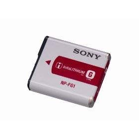 Show details of Sony NP-FG1 InfoLITHIUM Type G Rechargeable Li-Ion Battery Pack for Sony W & H Series Digital Cameras.