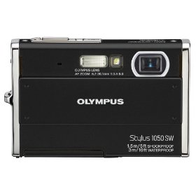 Show details of Olympus Stylus 1050SW 10.1MP Digital Camera with 3x Optical Zoom (Black).