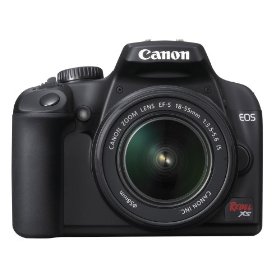 Show details of Canon Rebel XS 10.1MP Digital SLR Camera with EF-S 18-55mm f/3.5-5.6 IS Lens (Black).