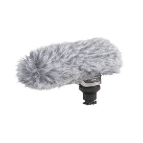 Show details of Canon 2591B002 DM-100 Directional Stereo Microphone for HF/HG Series Camcorders.