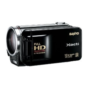 Show details of Sanyo VPC-FH1 HD 1080p Flash Memory Camcorder w/ 10x Optical Zoom (Black).