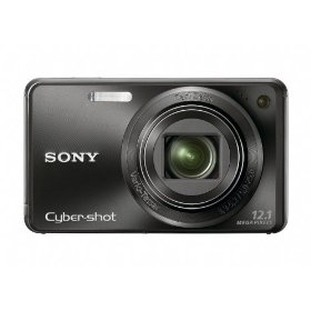 Show details of Sony Cyber-shot DSC-W290 12 MP Digital Camera with 5x Optical Zoom and Super Steady Shot Image Stabilization (Black).