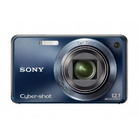 Show details of Sony Cyber-shot DSC-W290 12 MP Digital Camera with 5x Optical Zoom and Super Steady Shot Image Stabilization (Dark Blue).