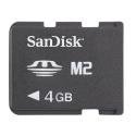 Show details of SanDisk SDMSM2-004G-A11M 4GB M2 Memory Stick Micro (Black).