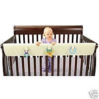 Show details of Easy Teether XL Crib Rail Cover for Convertible Cribs Ivory.