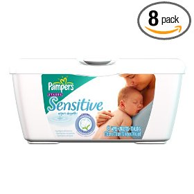 Show details of Pampers Sensitive Baby Wipes, 64-Count Tubs (Pack of 8) (512 wipes).