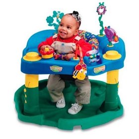 Show details of Evenflo ExerSaucer Delux - Wild Thing.