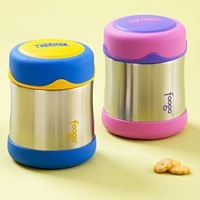 Show details of Foogo by Thermos Leak-Proof SS 10 oz Food Jar in Blue.