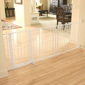 Show details of Regalo Maxi Super Wide Walk Thru Gate - White.