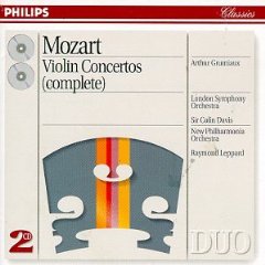 Show details of Mozart: Violin Concertos.