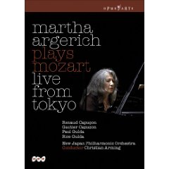 Show details of Martha Argerich Plays Mozart: Live From Tokyo (2009).