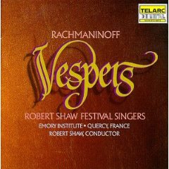Show details of Sergei Rachmaninoff: Vespers (Mass for Unaccompanied Chorus).