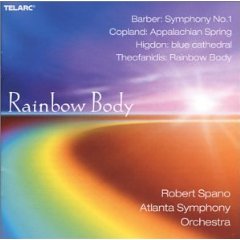 Show details of Rainbow Body / Blue Cathedral / Symphony 1 / Appalachian Spring Suite.