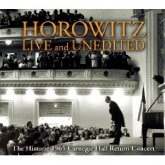 Show details of Horowitz Live and Unedited [includes Bonus DVD] [ENHANCED] [LIVE] .